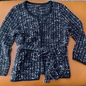 BCBGMAXAZRIA BLACK/COMB Top